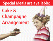 Special Meals are available